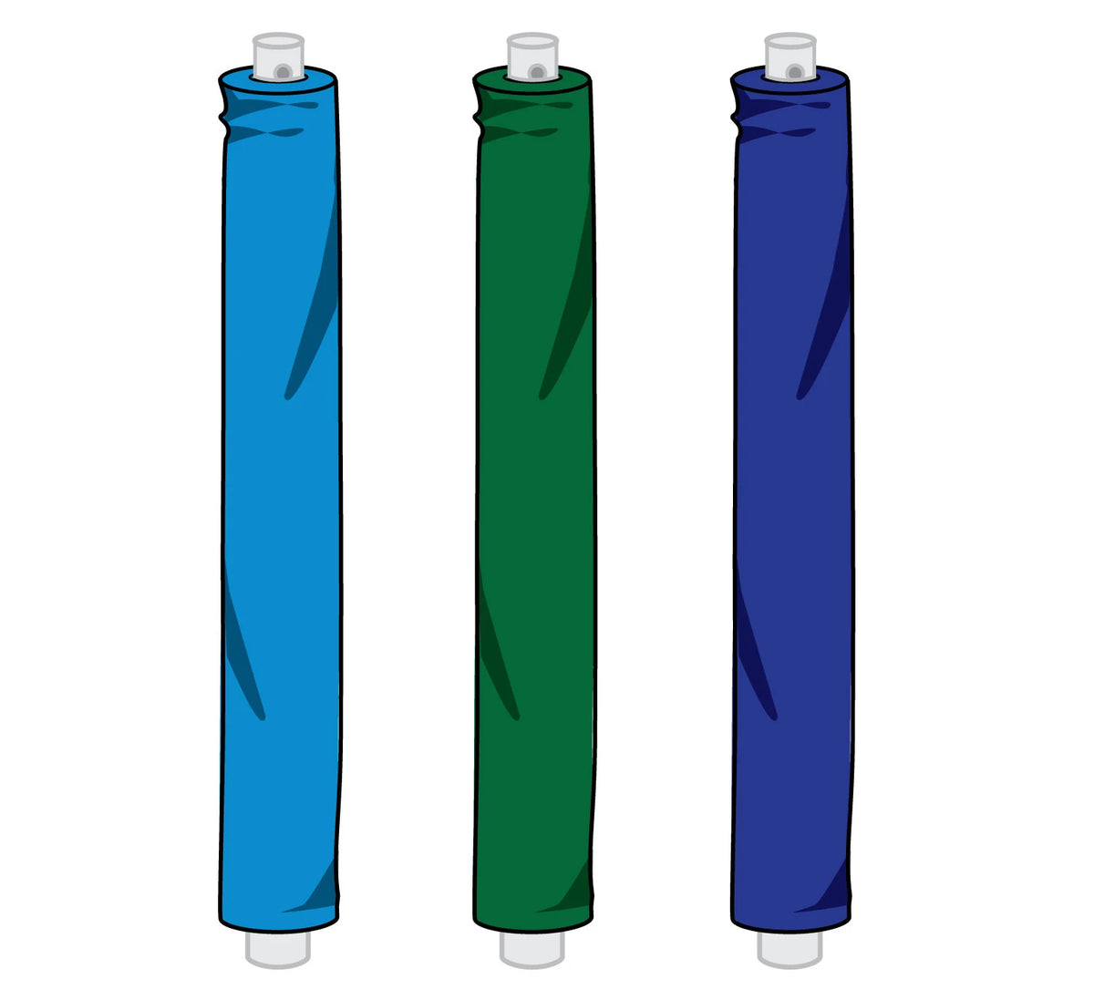 Enclosure Pole Sleeve Kit (set of 8 sleeves, no foam)