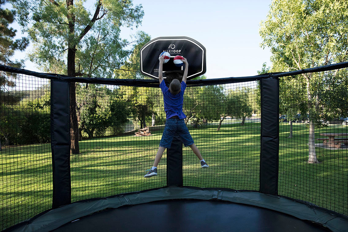 AlleyOOP ProFlex Basketball Hoop Set For Trampolines
