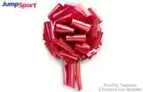 A red bow. Our Trampoline Gift Bow is perfect for that special surprise. 