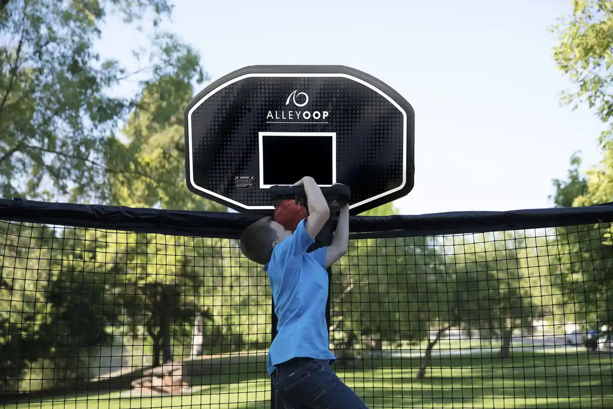 AlleyOOP ProFlex Basketball Hoop Set For Trampolines
