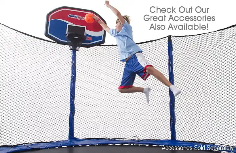 Model 480XT Trampoline Safety Net Enclosure and Basket ball accessory net
