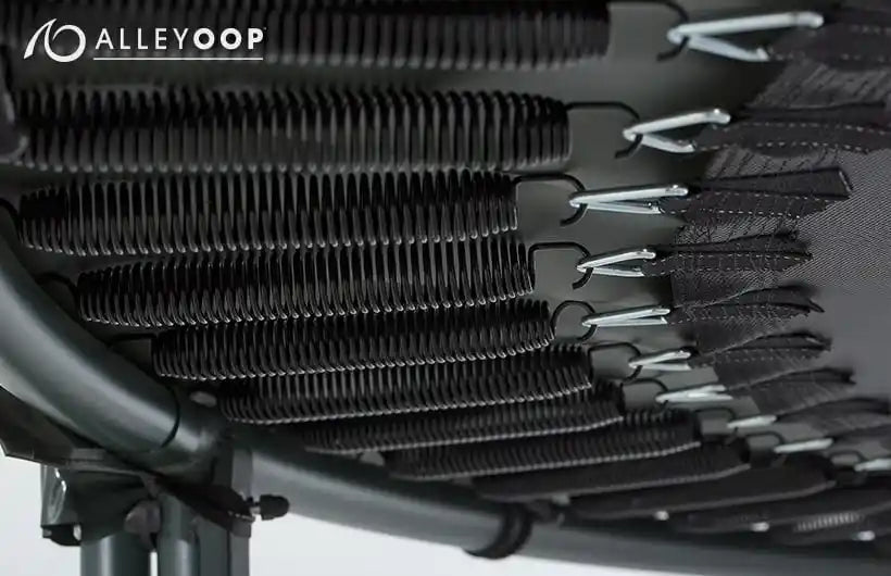 AlleyOOP 12' Trampoline with Enclosure
springs close up